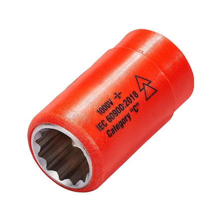 Itl 1000v Insulated 1/2 Drive Socket 17mm 01420